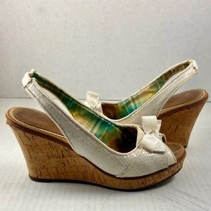 Sperry Top-Sider Womens Southsea White Wedge